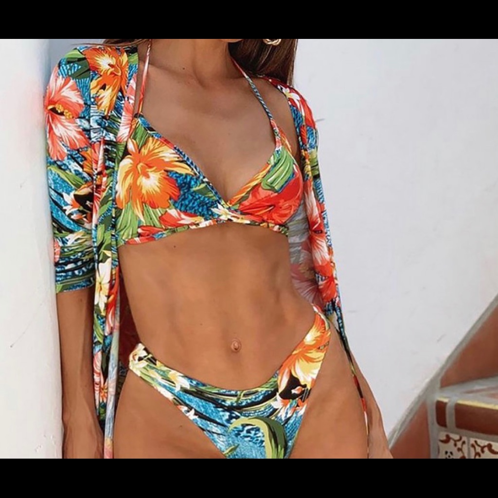 Brand New 3 Piece Swim Suit Size Medium